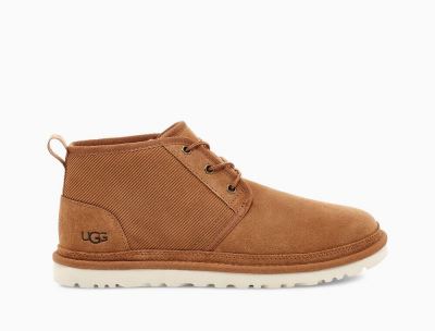 UGG Neumel Corduroy Mens Classic Boots Chestnut/ Brown - AU 689JE